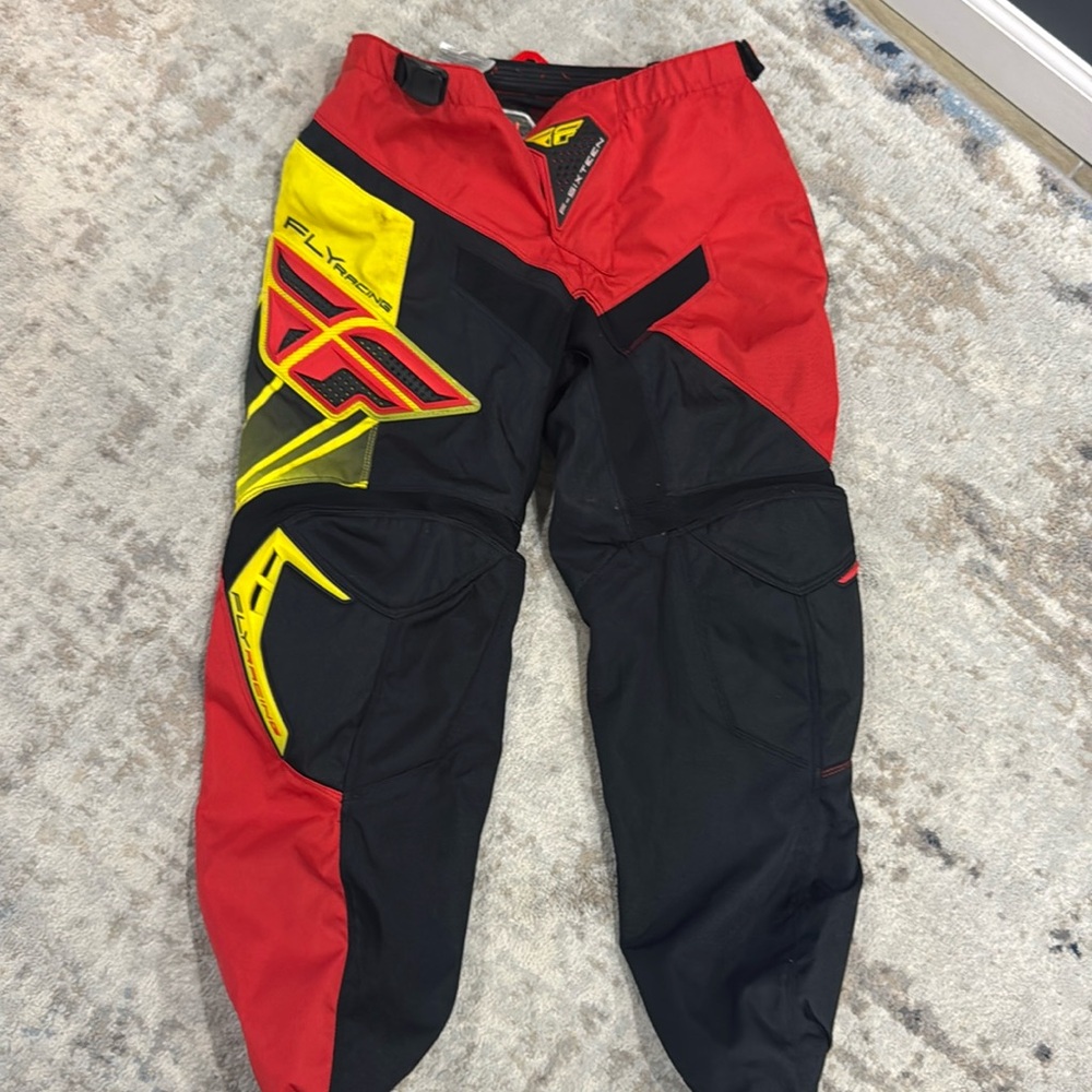 FLY RACING RIDING PANTS! Worn twice!